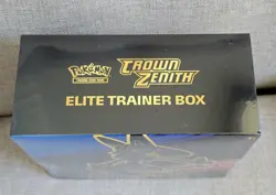 Pokemon TCG Sword & Shield Crown Zenith ETB Elite Trainer Box Factory Sealed - Image 3