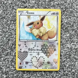 Pokemon TCG Eevee RC14/RC25 Reverse Holo Radiant Collection Legendary Treasures - Image 1