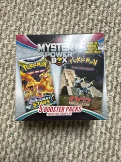 Pokemon SEALED Mystery Power Box Chase Pack Seeded 1:10 (5 Booster Packs) NEW - Image 1