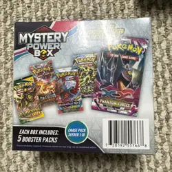 Pokemon SEALED Mystery Power Box Chase Pack Seeded 1:10 (5 Booster Packs) NEW - Image 2