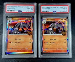 PSA 10 🎃 2023 Pokemon Trick or Trade Houndoom #034 USA SHIPPING 🐺 - Image 3