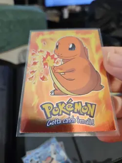 Pokemon Topps Movie Edition #04 Charmander Stage 1 E4 of 12 Foil Y - Image 1