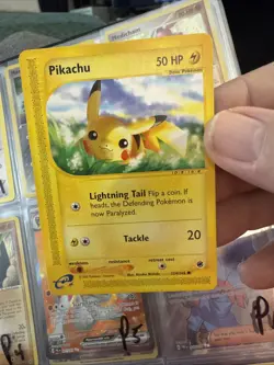 Pikachu 124/165 non-holo Expedition Base Set Pokemon TCG P6 - Image 2