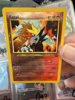 Pokemon TCG Entei Wizards Black Star Promos 34 Holo Promo Promo- LP MP O93 - Image 2