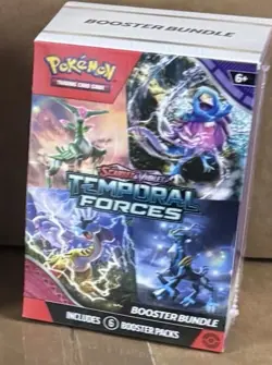 Pokemon: Scarlet & Violet Temporal Forces Sealed Booster Bundle (6 Packs) - Image 1