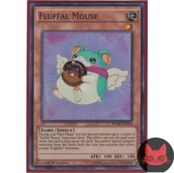 Yugioh Fluffal Mouse MP16-EN056 Super Rare 1st Edition NM - Image 1