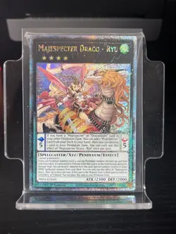 Yu-Gi-Oh! Majespecter Draco - Ryu PHNI-EN049 Quarter Century Rare 1st Ed NM - Image 1