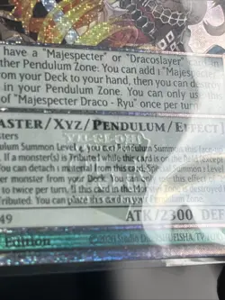 Yu-Gi-Oh! Majespecter Draco - Ryu PHNI-EN049 Quarter Century Rare 1st Ed NM - Image 3