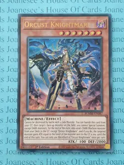 BLMM-EN087 Orcust Knightmare Ultra Rare Yu-Gi-Oh Card 1st Edition New - Image 1