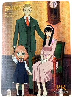 Goddess Story: Spy x Family Yor/Anya/Loid PR 5M07PR-02 Anime CCG Trading Card - Image 1