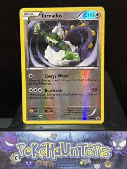 Pokemon Card Tornadus BW42 Black & White Promo Reverse Holo Near Mint - Image 1