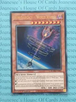 BLMM-EN086 World Legacy - "World Wand" Ultra Rare Yu-Gi-Oh Card 1st Edition New - Image 1