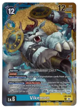 Vikemon LM-040 Limited Card Pack, Near Mint - Image 1