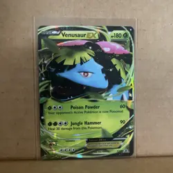 Venusaur EX - XY28 - Black Star Rare XY Promo Pokemon Card - Image 1
