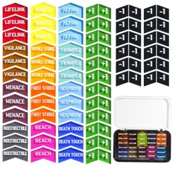 60 PCS MTG Keyword Counters Buff Abilities Counter Tokens with Box for Magic ... - Image 1