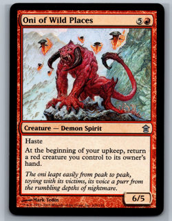 Magic MTG Saviors of Kamigawa Oni of Wild Places #108/165 TCG CCG - Image 1