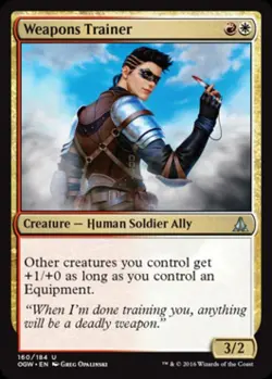 Weapons Trainer - Light Play MTG Oath of the Gatewatch - Image 1