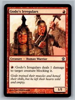 Magic MTG Saviors of Kamigawa Godo's Irregulars #101/165 TCG CCG - Image 1