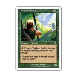WOTC MtG 7th Ed Femeref Archers (U) (Foil) EX - Image 1