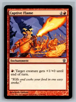 Magic MTG Saviors of Kamigawa Captive Flame #96/165 TCG CCG - Image 1