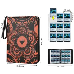 Trading Card Binder,9-Pocket Binder for Trading Cards Holds 720 Cards,Premium... - Image 2