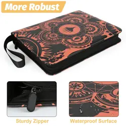 Trading Card Binder,9-Pocket Binder for Trading Cards Holds 720 Cards,Premium... - Image 3