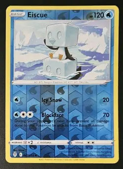 Eiscue 047/203 2021 Pokemon Sword & Shield Evolving Skies Reverse Holo - Image 1