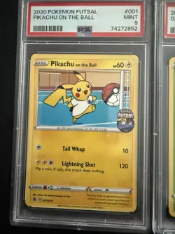 Pokemon TCG Futsal On The Ball Promos Set Of 5. 4 X PSA Graded 9 1 X Ace 9 - Image 5