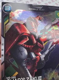 MS-06S Char's Zakuii AB02-002 Gundam Arsenal War Trading Card Game 🤖 - Image 3