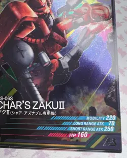 MS-06S Char's Zakuii AB02-002 Gundam Arsenal War Trading Card Game 🤖 - Image 5