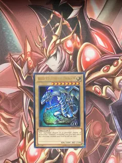 1996 Yugioh NM Blue-Eyes White Dragon Ultra Rare Holo #SDBE-EN001 Card - Image 1