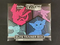Pokemon Card Evolving Skies ETB Box Factory Sealed Swsh Sylveon Espeon - Image 1
