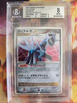 Pokemon Card Dialga Lv. X Holo Diamond Pearl Perl Diamant Japanese BGS Beckett 8 - Image 2