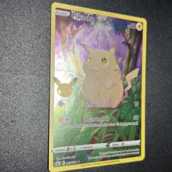 Pikachu 5/25, NM Full Art Holo, Pokemon Celebrations 25th Anniversary TCG Card - Image 3