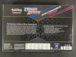 Pokemon Card Shiny Zamazenta Premium Figure Collection Sealed Box Crown Zenith - Image 2