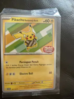 Pikachu Berkemeja Batik Promo Card 101/Sv-p Sealed Indonesian - Image 1