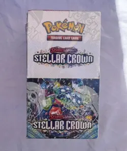 Pokemon TCG Stellar Crown Half Booster Box Sealed | 18 Packs - Image 1