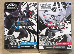 2025 Pokemon TCG Black Bolt & White Flare Booster Bundles LOT 2 Boxes NEW Sealed - Image 1