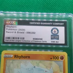 Pokemon Rhythorn Sword And Shield Guinness World Record Breaks 1 Of 1! RARE! - Image 3