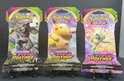Pokemon TCG Sword & Shield Vivid Voltage Booster Packs Lot of 3 New Sealed 820650807503 - Image 1