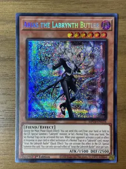 Yu-Gi-Oh - Arias The Labyrinth Butler - MP24-EN116 - Prismatic Secret Rare - Image 1