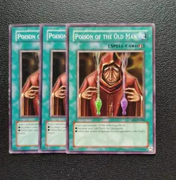 Yu-Gi-Oh - Poison Of The Old Man X3 - Full Playset - Image 1