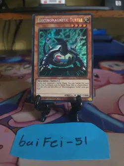 Yu-Gi-Oh! Electromagnetic Turtle YGLD-ENA00 Secret Rare Limited Edition NM - Image 1