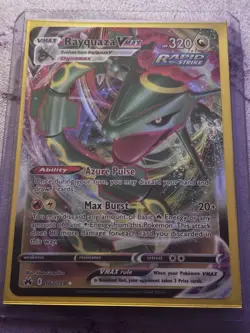 Pokemon TCG Rayquaza VMAX Holo Ultra Rare Card Crown Zenith 102/159 NM Condition - Image 1