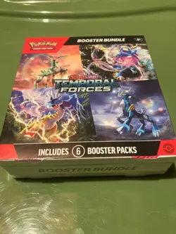Pokemon TCG Scarlet & Violet Temporal Forces Booster Bundle (6 Packs) SEALED - Image 1