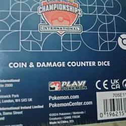 Pokemon Europe International Championships Coin & Damage Counter Dice EUIC 2024 - Image 5