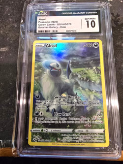 2023 Pokemon SWSH Crown Zenith Absol Galarian Gallery #GG16/GG70 CGC 10 - Image 1