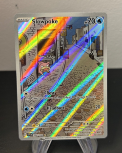 2023 Pokemon Slowpoke Illustration Rare Scarlet & Violet Base Set 204/198 NM - Image 1