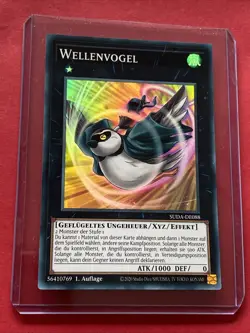 KONAMI YU-GI-OH TCG HOLO Karte SUDA-DE088 WELLENVOGEL Supreme Darkness 1.Auflage - Image 1