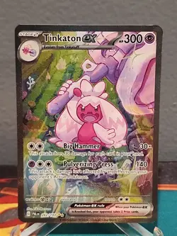 Tinkaton EX 262/193 Special Illustration Rare Pokemon Card Paldea Evolved LP - Image 1
